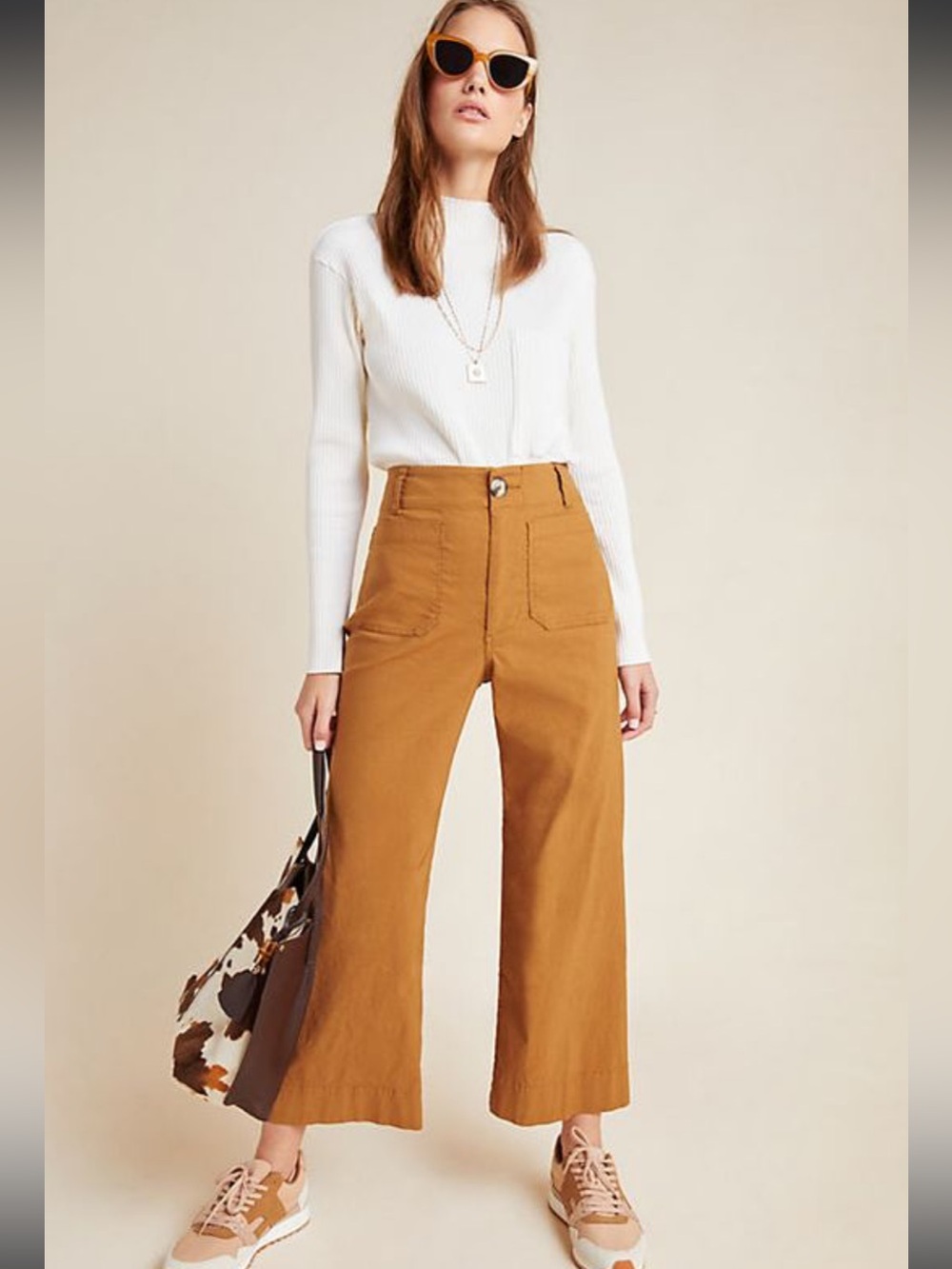 Maeve The Colette Wide-Leg Cropped Pants! 👖 - Picture 3 of 10